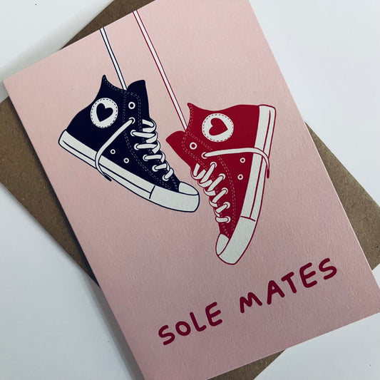 Sole Mates Humour Card