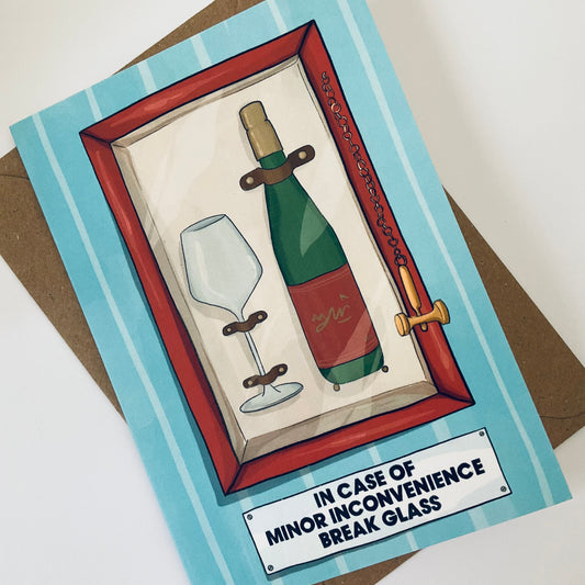 In Case of…Break Glass Humour Card