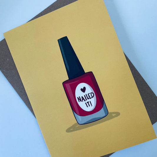 Nailed It! Congratulations Humour Card