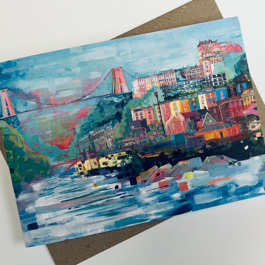 Clifton Suspension Bridge Art Card